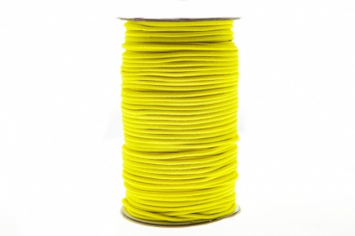 0370-1301-Шнур эластичный 3 мм, (уп.100+/-1м), цв.110 - желтый - купить в Уфе. Цена: 459.62 руб.