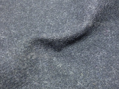 Ткань костюмная п/шерсть №2096-2-2, 300 гр/м2, шир.150см, цвет т.серый - купить в Уфе. Цена 517.53 руб.