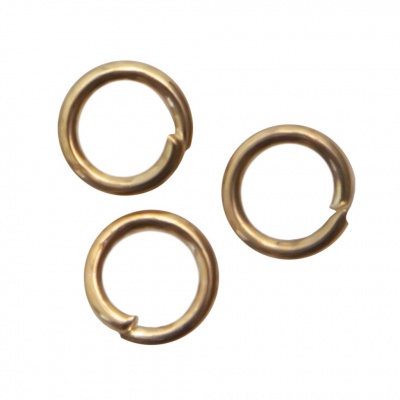 Кольцо  соединительное для бижутерии 4 мм, цв.-золото - купить в Уфе. Цена: 0.41 руб.