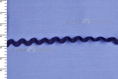 Тесьма плетеная "Вьюнчик"/т.синий - купить в Уфе. Цена: 48.03 руб.