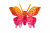 Бабочка декоративная пластиковая #10 - купить в Уфе. Цена: 7.09 руб.