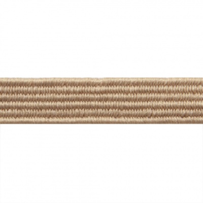 Резиновые нити с текстильным покрытием, шир. 6 мм ( упак.30 м/уп), цв.- 97-бежевый - купить в Уфе. Цена: 152.05 руб.