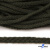 Шнур плетеный d-6 мм круглый, 70% хлопок 30% полиэстер, уп.90+/-1 м, цв.1075-хаки - купить в Уфе. Цена: 588 руб.