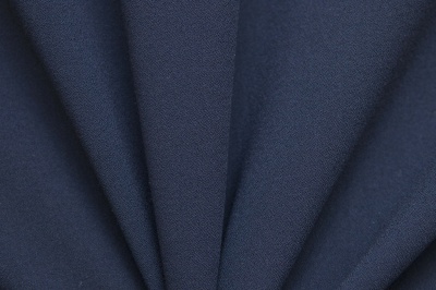 Костюмная ткань с вискозой "Бриджит", 210 гр/м2, шир.150см, цвет т.синий - купить в Уфе. Цена 564.96 руб.