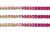 Пайетки "ОмТекс" на нитях, CREAM, 6 мм С / упак.73+/-1м, цв. 89 - розовый - купить в Уфе. Цена: 468.37 руб.