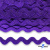 Тесьма вьюнчик 0381-0080, 8 мм/упак.33+/-1м, цвет 9530-фиолетовый - купить в Уфе. Цена: 107.26 руб.