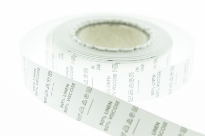 Состав и уход за тк. Linen 50%  Viscose 50%  1000шт - купить в Уфе. Цена: 476.84 руб.