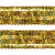 Тесьма с пайетками D16, шир. 20 мм/уп. 25+/-1 м, цвет золото - купить в Уфе. Цена: 778.19 руб.