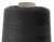 Швейные нитки (армированные) 28S/2, нам. 2 500 м, цвет чёрный - купить в Уфе. Цена: 139.91 руб.