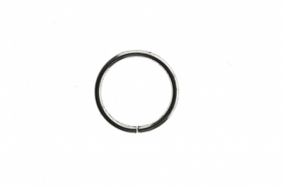 Кольцо металлическое d-15 мм, цв.-никель - купить в Уфе. Цена: 2.45 руб.