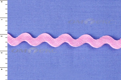 Тесьма плетеная "Вьюнчик"/бл.розовый - купить в Уфе. Цена: 37.25 руб.
