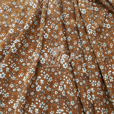 Плательная ткань "Фламенко" 11.1, 80 гр/м2, шир.150 см, принт растительный - купить в Уфе. Цена 239.03 руб.