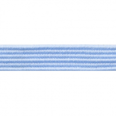 Резиновые нити с текстильным покрытием, шир. 6 мм ( упак.30 м/уп), цв.- 108-голубой - купить в Уфе. Цена: 155.22 руб.