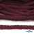 Шнур плетеный d-6 мм круглый, 70% хлопок 30% полиэстер, уп.90+/-1 м, цв.1070-бордовый - купить в Уфе. Цена: 588 руб.